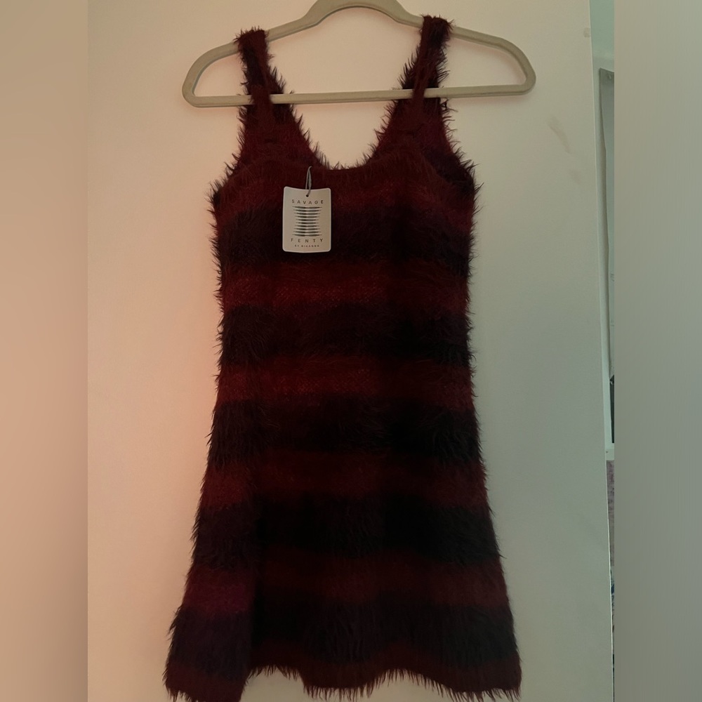 The Savage X Fenty Too Plush Sweater Slip. 
NEW WITH TAGS, NEVER WORN
